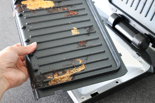 George-foreman-grill-plate-removed