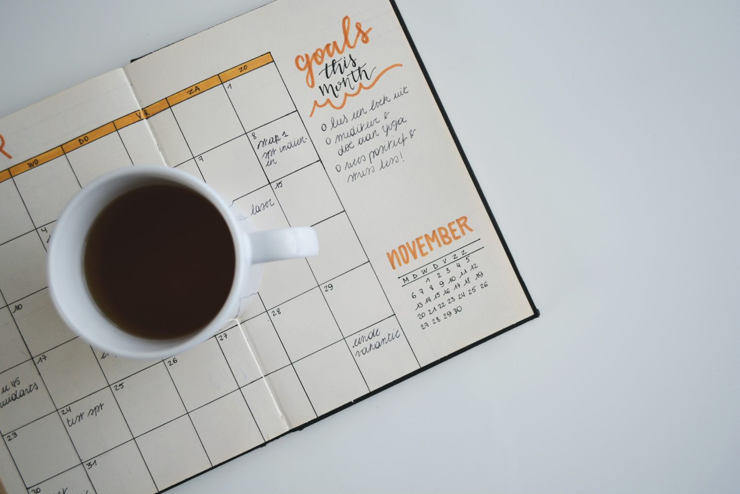 coffee-and-planner