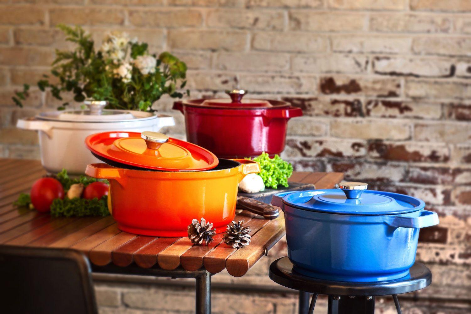 colorful slow cookers