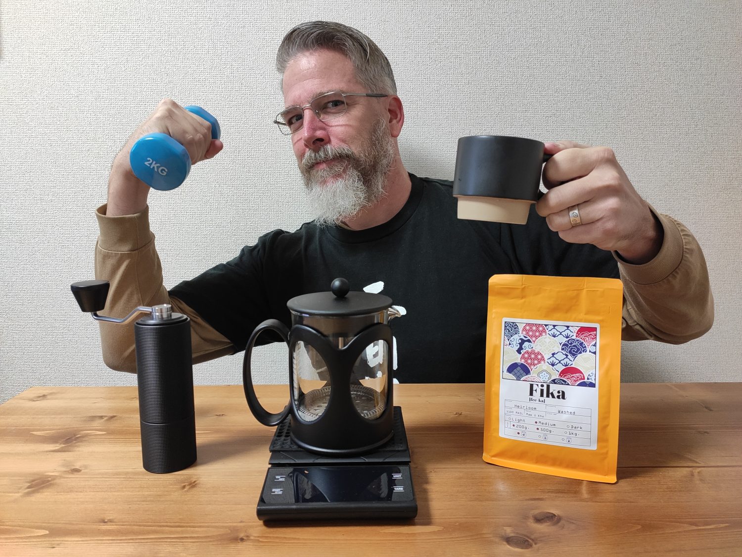 james-with-strong-french-press-coffee-brew